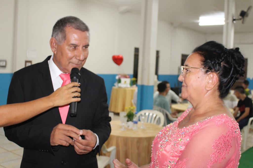 Bodas de Ouro, 50 anos de casados de Maria Marques Almiron e Arlindo Nunes Almiron
