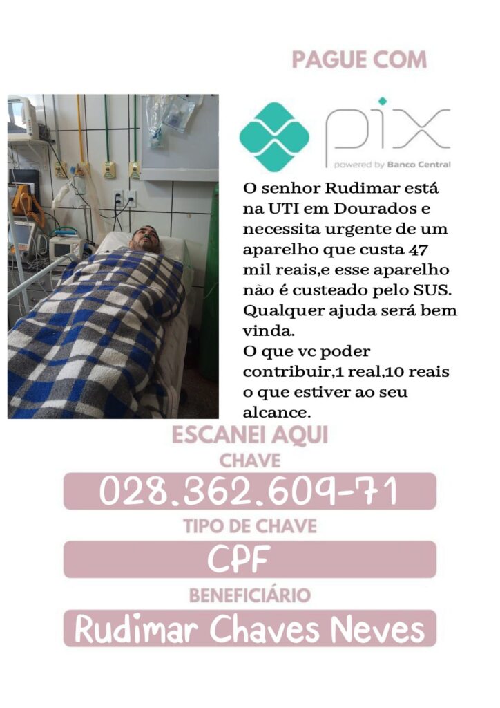Família sapucaiense busca apoio urgente da sociedade para salvar a vida de Rudimar
