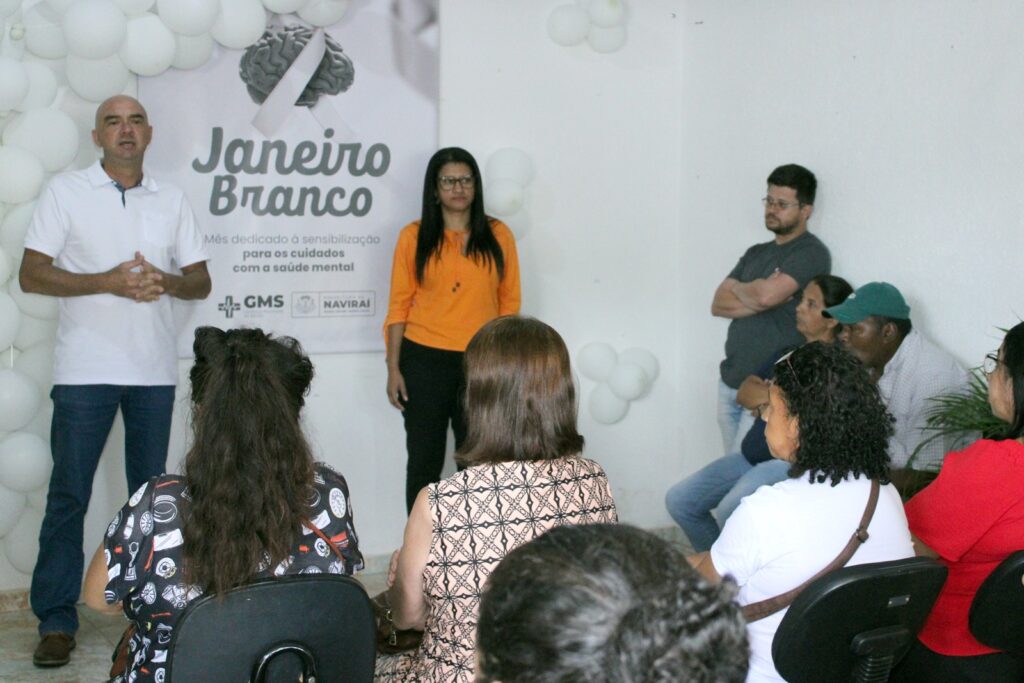Prefeitura de Naviraí promove ação sobre o Janeiro Branco e reforça importância dos cuidados com a saúde mental Prefeitura de Naviraí promove ação sobre o Janeiro Branco e reforça importância dos cuidados com a saúde mental