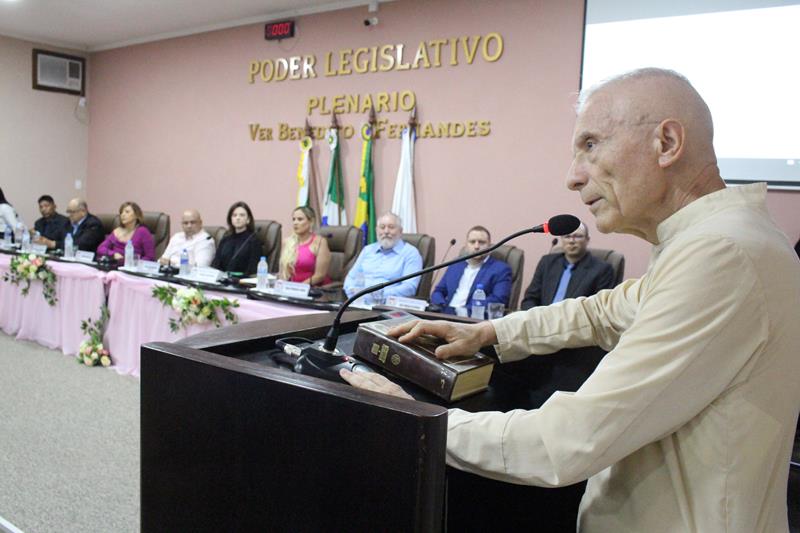 Sessão solene de abertura do Ano Legislativo 2024 na Câmara Municipal de Coronel Sapucaia