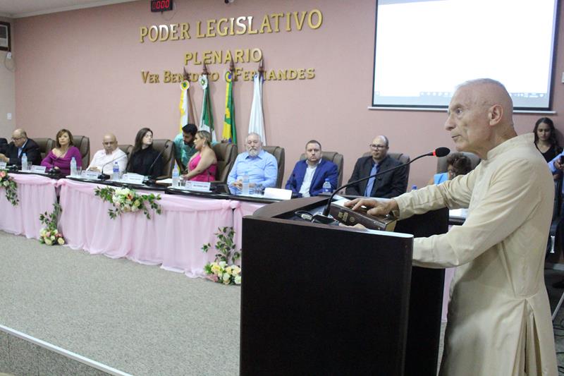 Sessão solene de abertura do Ano Legislativo 2024 na Câmara Municipal de Coronel Sapucaia