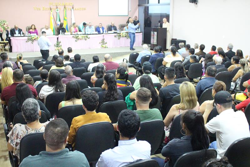 Sessão solene de abertura do Ano Legislativo 2024 na Câmara Municipal de Coronel Sapucaia