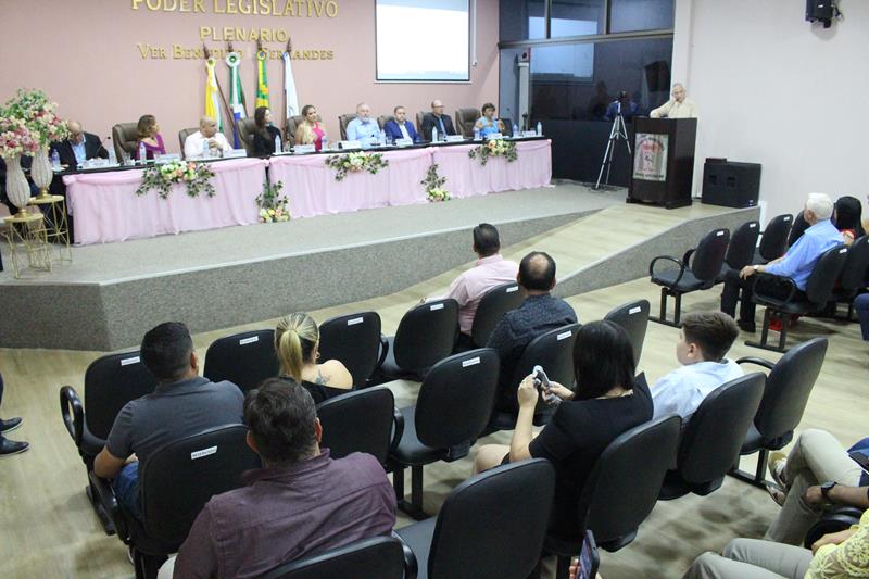 Sessão solene de abertura do Ano Legislativo 2024 na Câmara Municipal de Coronel Sapucaia