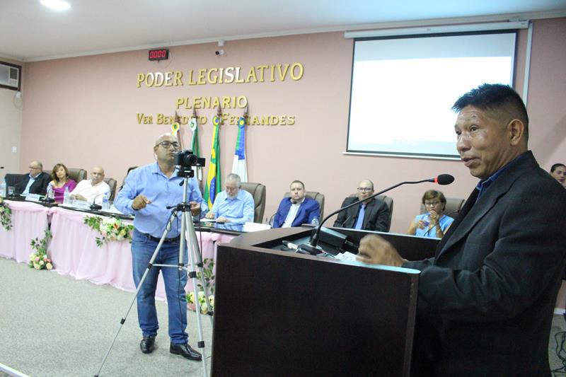 Sessão solene de abertura do Ano Legislativo 2024 na Câmara Municipal de Coronel Sapucaia