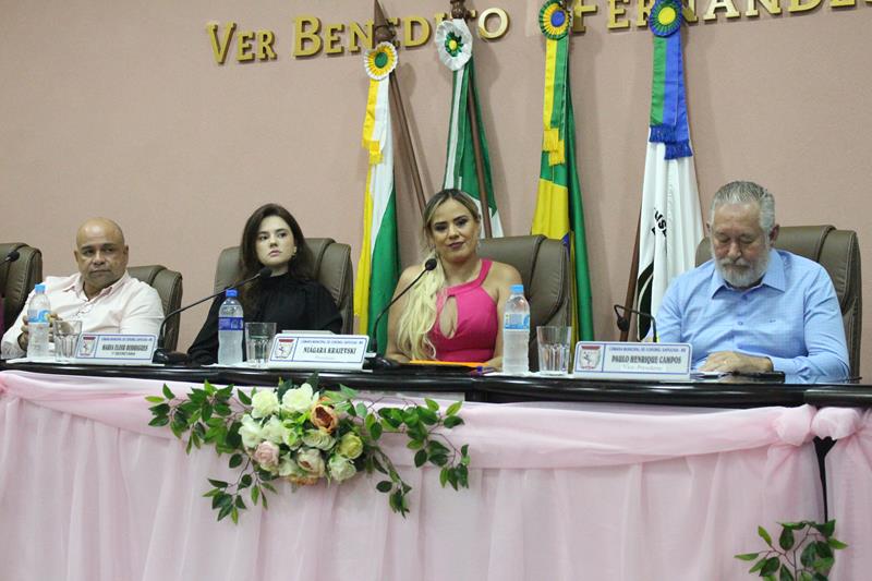 Sessão solene de abertura do Ano Legislativo 2024 na Câmara Municipal de Coronel Sapucaia