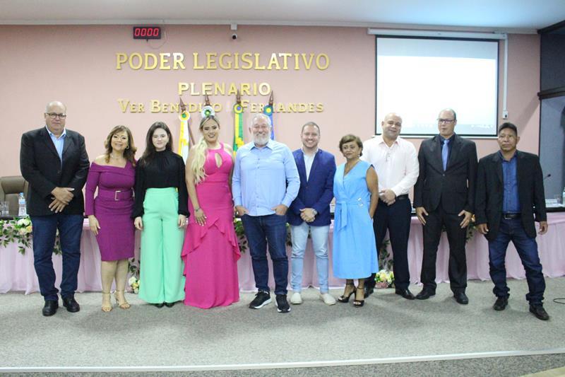 Sessão solene de abertura do Ano Legislativo 2024 na Câmara Municipal de Coronel Sapucaia