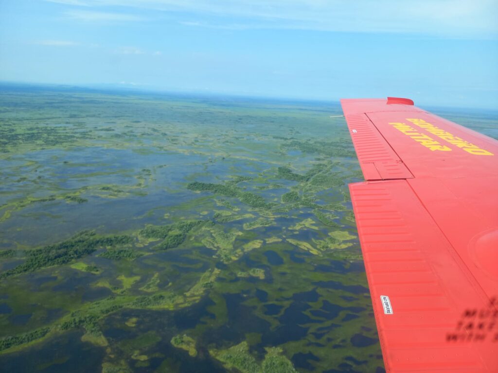Com incêndio extinto no Pantanal de MS, bombeiros fazem monitoramento na Serra do Amolar Com incêndio extinto no Pantanal de MS, bombeiros fazem monitoramento na Serra do Amolar