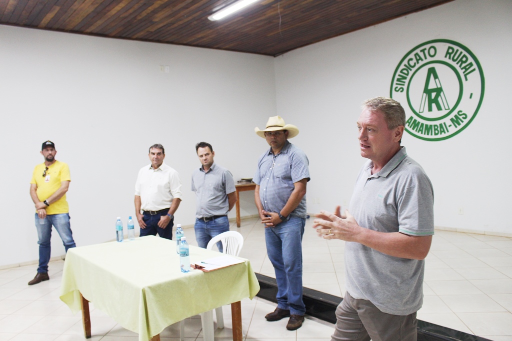 Em reunião no Sindicato Rural produtores e segmentos fecham parceria para recuperar estrada do Chorro em Amambai