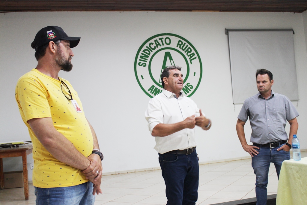 Em reunião no Sindicato Rural produtores e segmentos fecham parceria para recuperar estrada do Chorro em Amambai