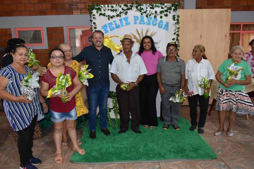 Prefeitura realizou celebração de Páscoa com o grupo da melhor idade em Paranhos Prefeitura realizou celebração de Páscoa com o grupo da melhor idade em Paranhos