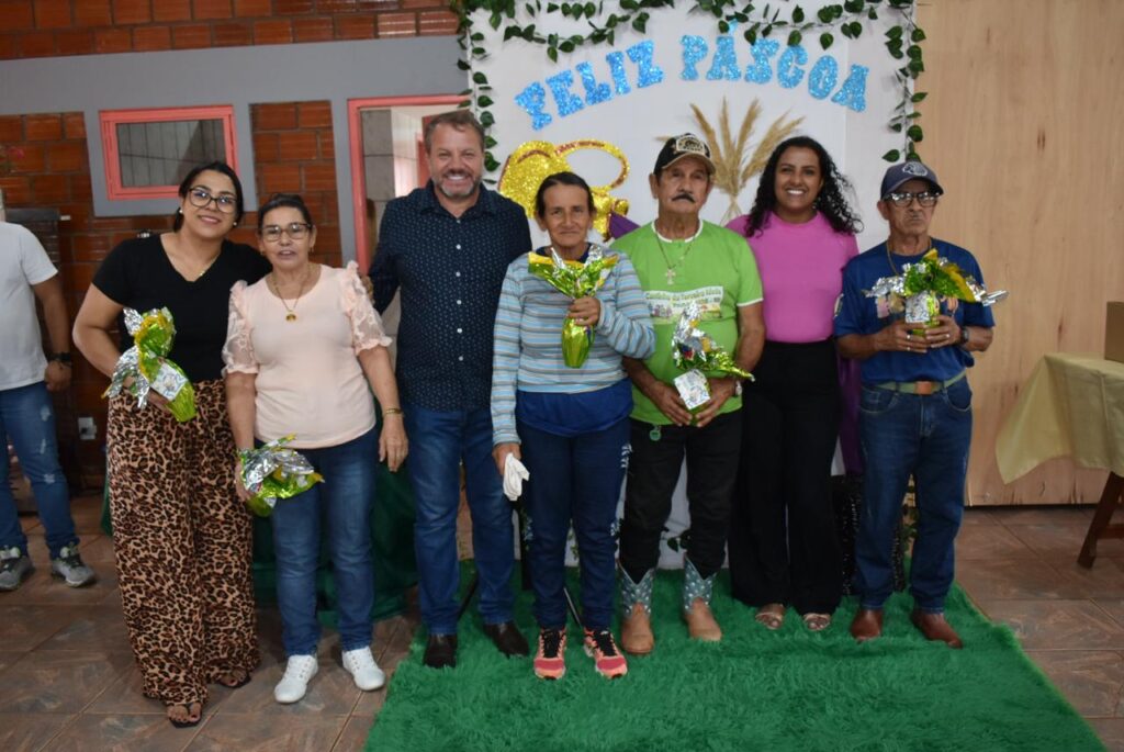 Prefeitura realizou celebração de Páscoa com o grupo da melhor idade em Paranhos Prefeitura realizou celebração de Páscoa com o grupo da melhor idade em Paranhos