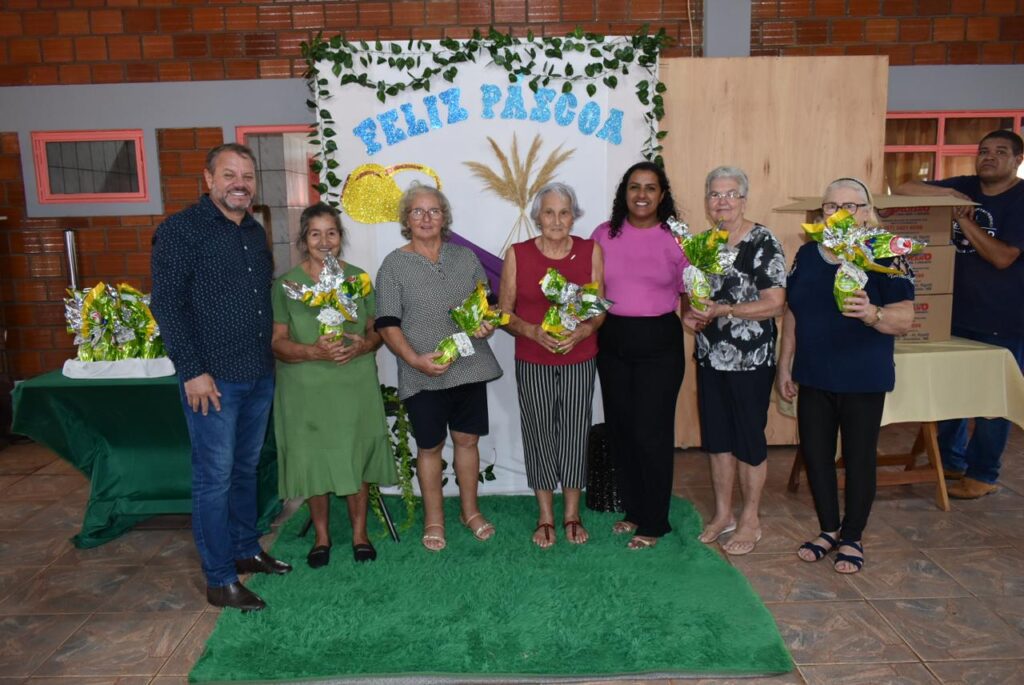 Prefeitura realizou celebração de Páscoa com o grupo da melhor idade em Paranhos Prefeitura realizou celebração de Páscoa com o grupo da melhor idade em Paranhos