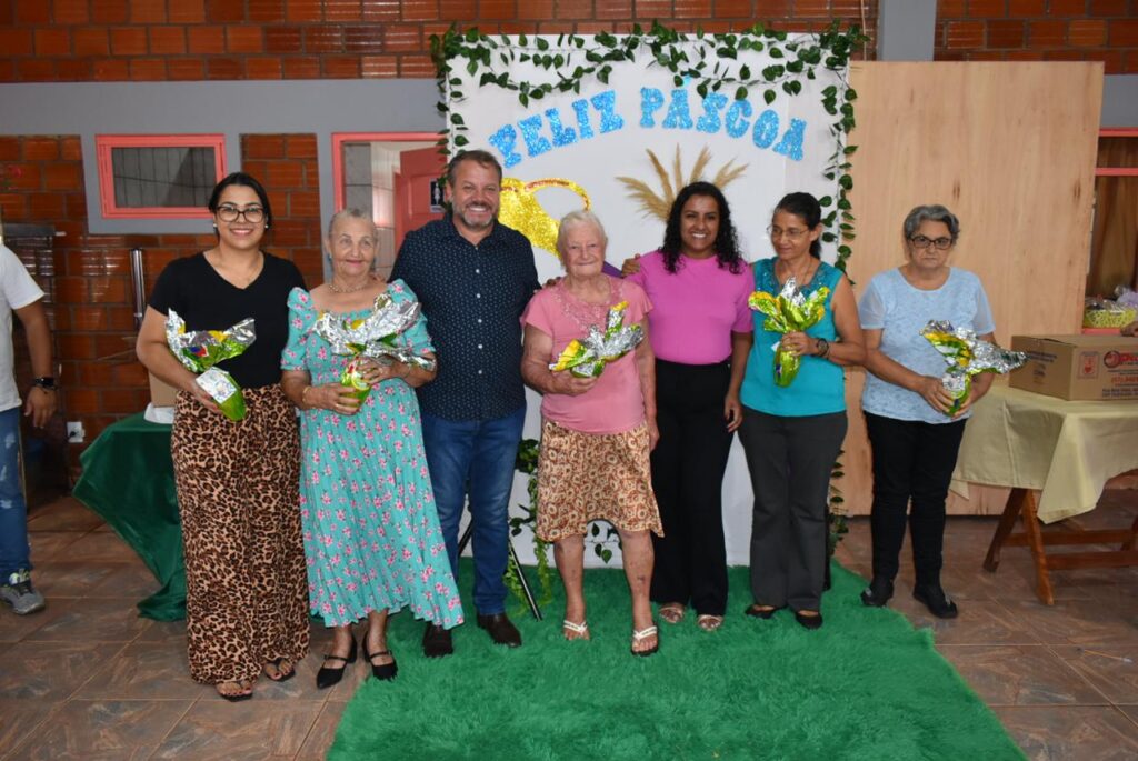Prefeitura realizou celebração de Páscoa com o grupo da melhor idade em Paranhos Prefeitura realizou celebração de Páscoa com o grupo da melhor idade em Paranhos