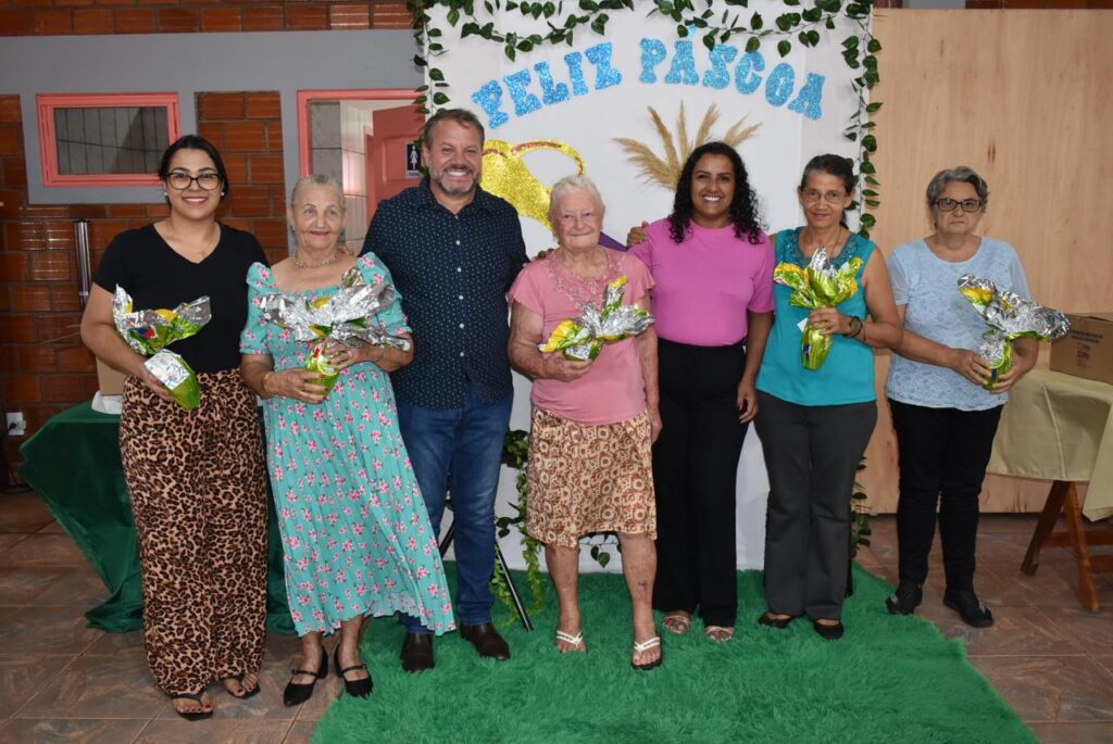 Prefeitura realizou celebração de Páscoa com o grupo da melhor idade em Paranhos Prefeitura realizou celebração de Páscoa com o grupo da melhor idade em Paranhos