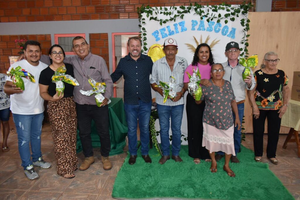 Prefeitura realizou celebração de Páscoa com o grupo da melhor idade em Paranhos Prefeitura realizou celebração de Páscoa com o grupo da melhor idade em Paranhos
