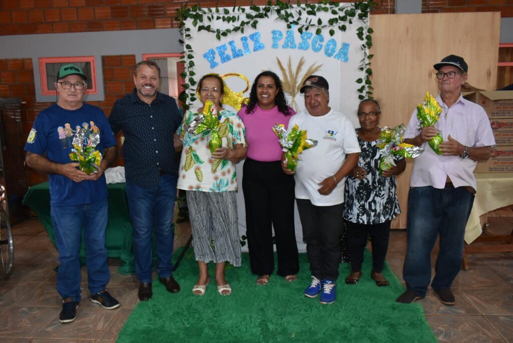 Prefeitura realizou celebração de Páscoa com o grupo da melhor idade em Paranhos Prefeitura realizou celebração de Páscoa com o grupo da melhor idade em Paranhos