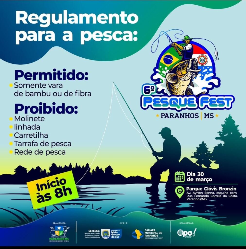 Com concurso e shows ao vivo, 6º Pesque Fest acontece neste sábado (30) em Paranhos Com concurso e shows ao vivo, 6º Pesque Fest acontece neste sábado (30) em Paranhos