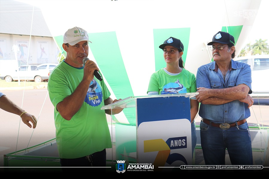 Prefeitura de Amambai e Associação de Piscicultores realizam abertura da 21ª Feira do Peixe Vivo