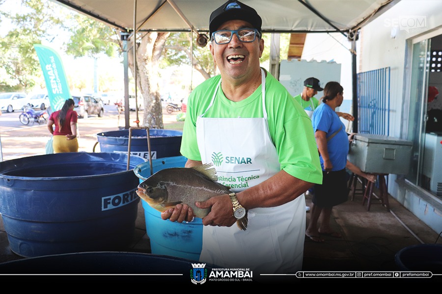 Prefeitura de Amambai e Associação de Piscicultores realizam abertura da 21ª Feira do Peixe Vivo