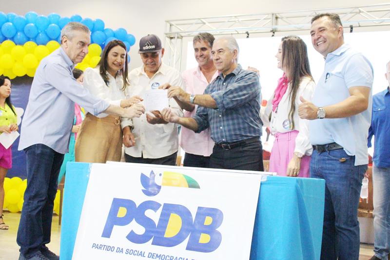 Ato de filiação do PSDB em Aral Moreira