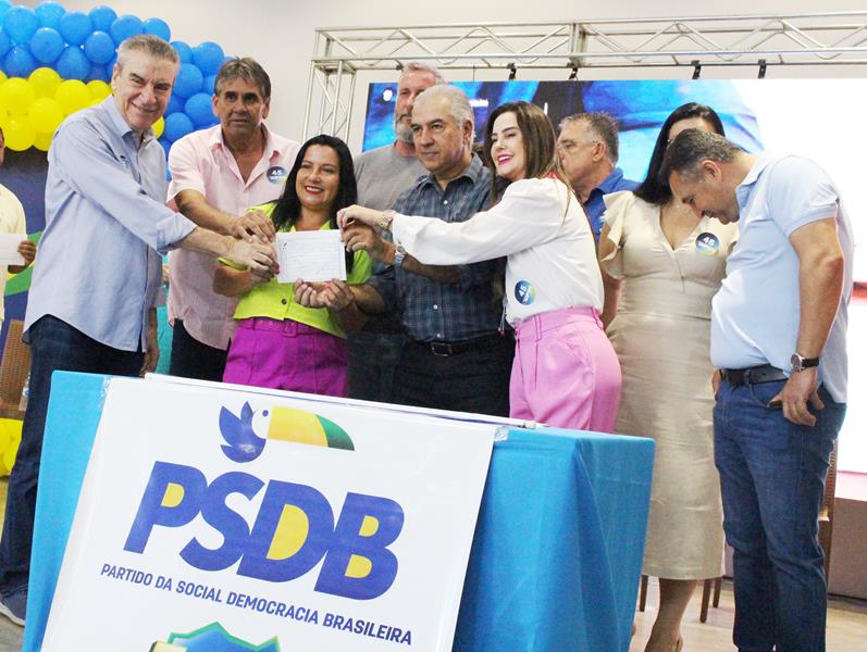 Ato de filiação do PSDB em Aral Moreira