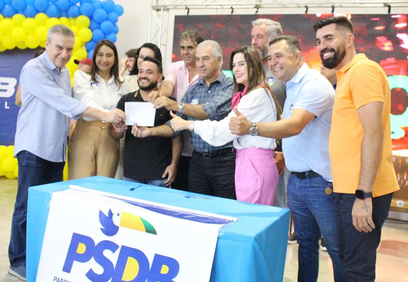 Ato de filiação do PSDB em Aral Moreira