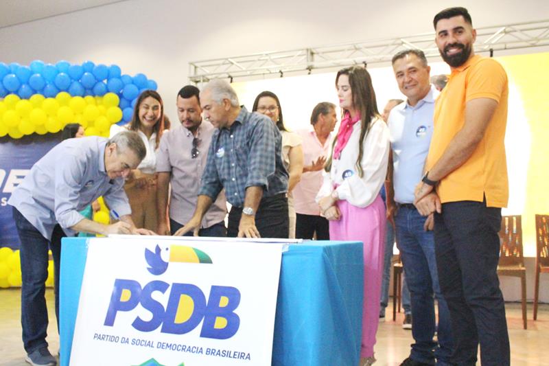 Ato de filiação do PSDB em Aral Moreira