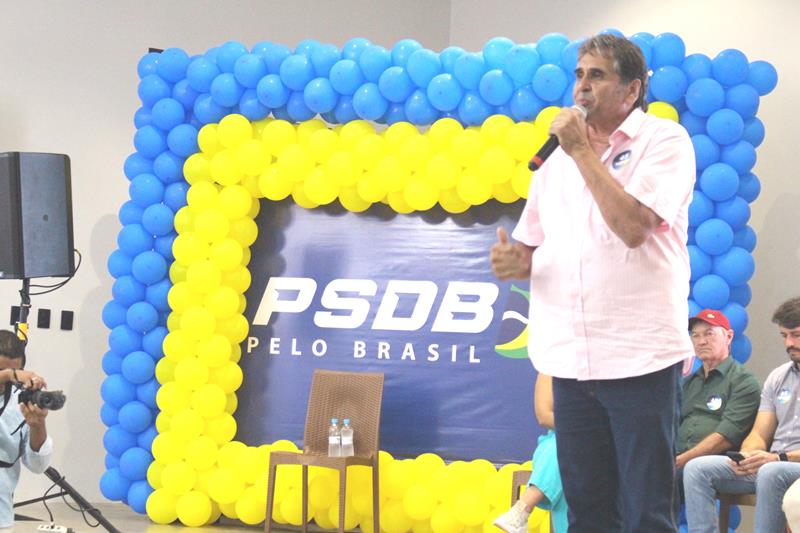 Com a presença de Reinaldo Azambuja, PSDB promove ato de filiação em Aral Moreira