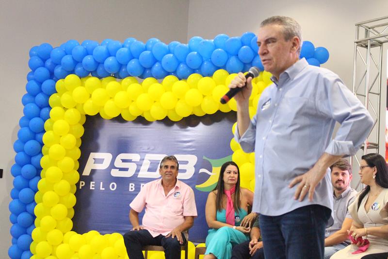 Com a presença de Reinaldo Azambuja, PSDB promove ato de filiação em Aral Moreira