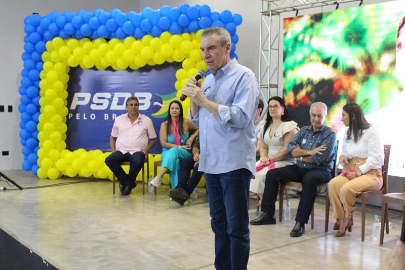 Com a presença de Reinaldo Azambuja PSDB promove ato de filiação em Aral Moreira Com a presença de Reinaldo Azambuja PSDB promove ato de filiação em Aral Moreira