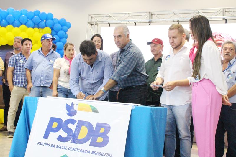 Ato de filiação do PSDB em Aral Moreira