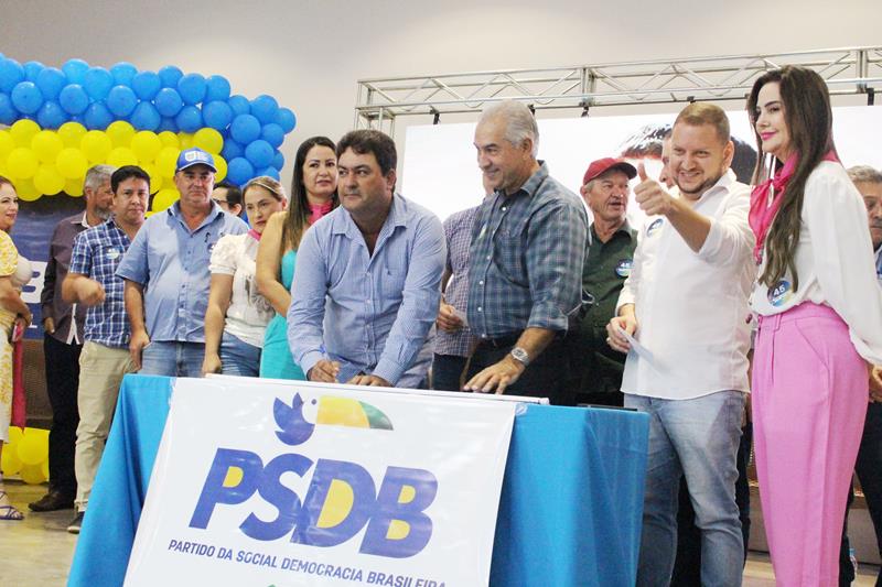 Ato de filiação do PSDB em Aral Moreira