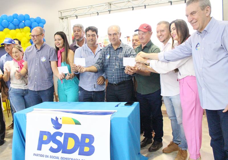 Ato de filiação do PSDB em Aral Moreira