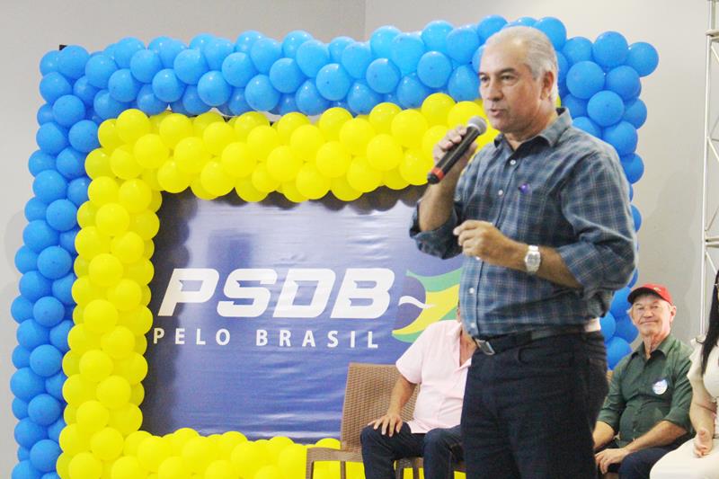 Com a presença de Reinaldo Azambuja, PSDB promove ato de filiação em Aral Moreira