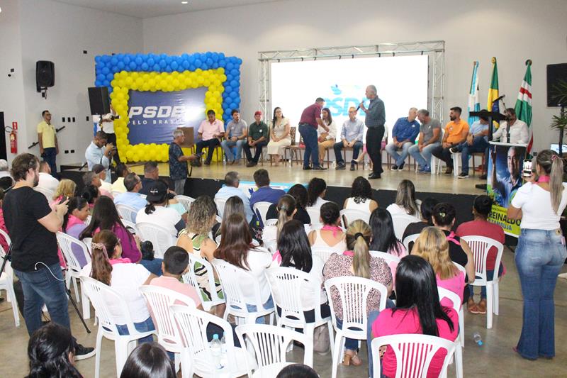 Ato de filiação do PSDB em Aral Moreira