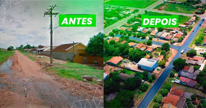 Rua Paraná Antes e Depois