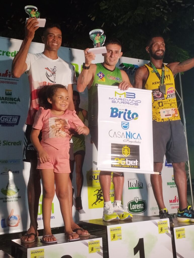 Atleta de Amambai garante 1º lugar no pódio em corrida pedestre em Mundo Novo