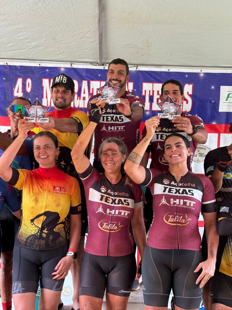 Em dupla com itaporanense ciclista amambaiense Andréia Albuquerque vence prova ciclística em Dourados