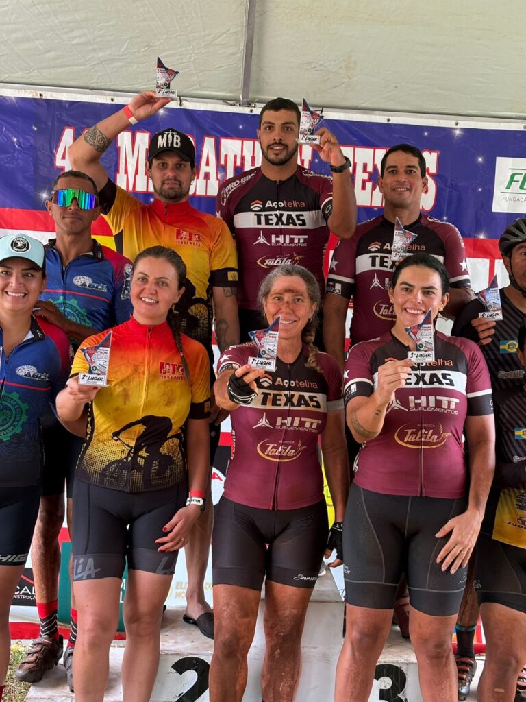 Em dupla com itaporanense ciclista amambaiense Andréia Albuquerque vence prova ciclística em Dourados