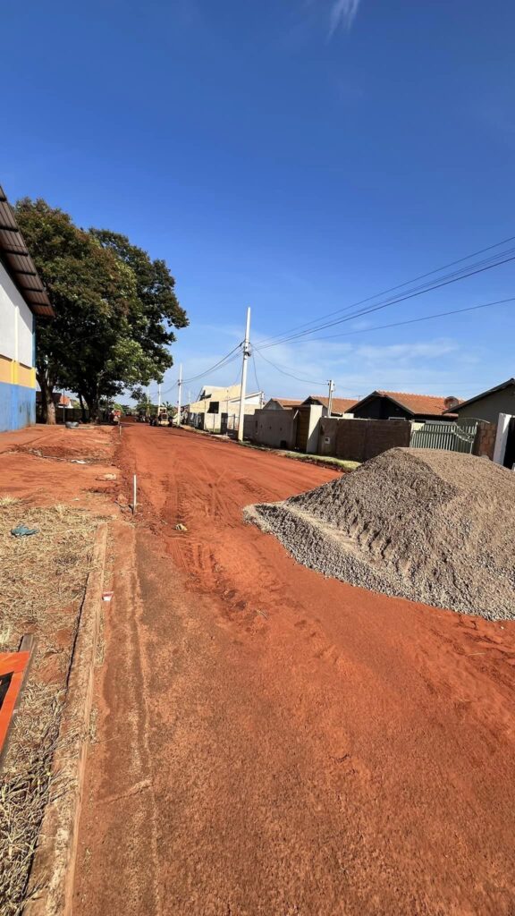 Jardim Élida recebe obra de asfalto e ficará 100% asfaltado