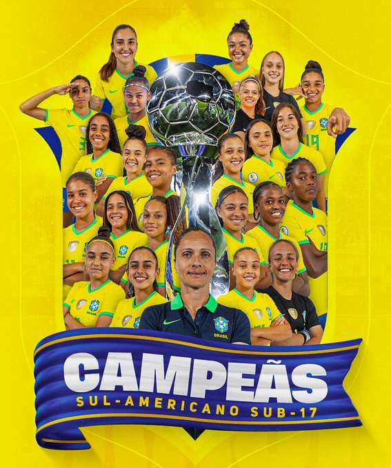 Seleção feminina goleia Paraguai e fatura penta em Sul-Americano Sub17 Seleção feminina goleia Paraguai e fatura penta em Sul-Americano Sub17