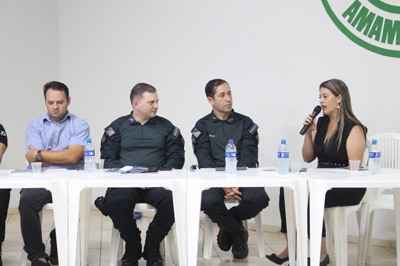 Apresentação no Sindicato Rural em Amambai do trabalho da Polícia Militar Rural em MS