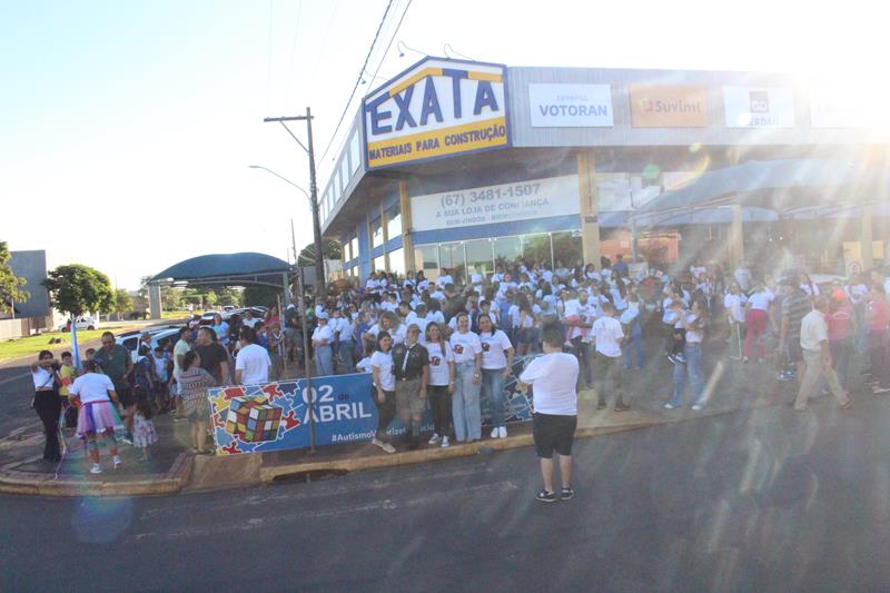 2ª Caminhada em alusão ao Dia Mundial da Conscientização do Autismo aconteceu nesse sábado, dia 20 em Amambai