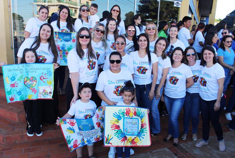 2ª Caminhada em alusão ao Dia Mundial da Conscientização do Autismo aconteceu nesse sábado, dia 20 em Amambai