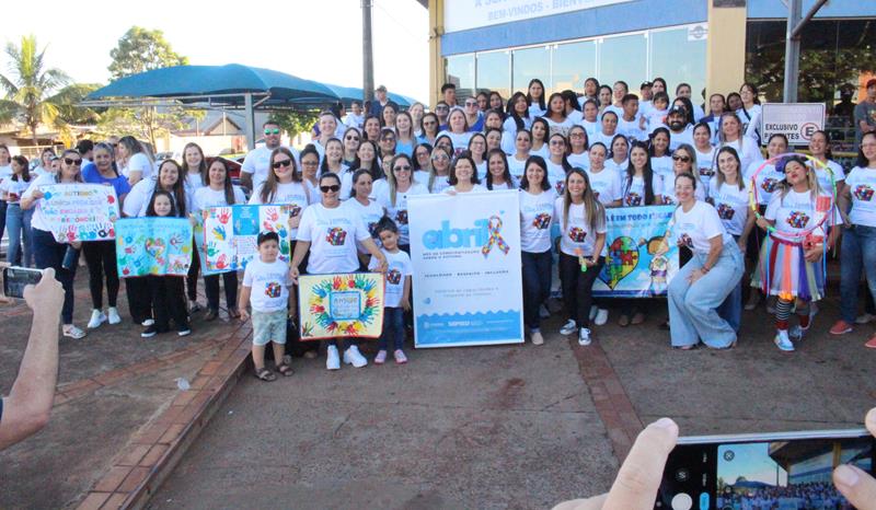 2ª Caminhada em alusão ao Dia Mundial da Conscientização do Autismo aconteceu nesse sábado, dia 20 em Amambai