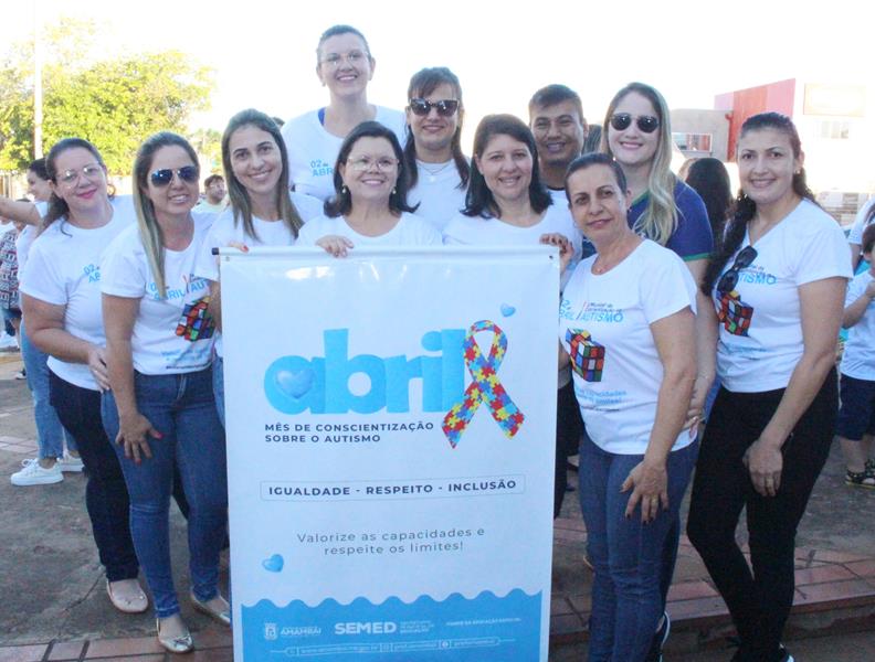 2ª Caminhada em alusão ao Dia Mundial da Conscientização do Autismo aconteceu nesse sábado, dia 20 em Amambai