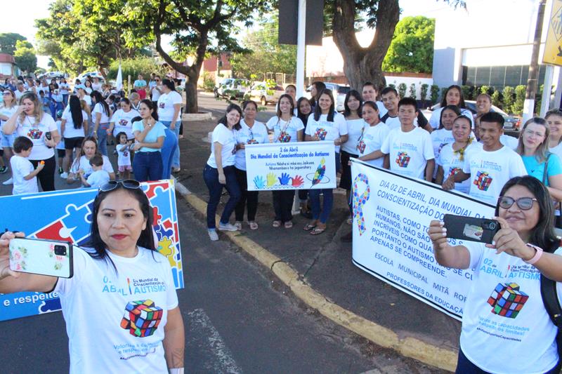 2ª Caminhada em alusão ao Dia Mundial da Conscientização do Autismo aconteceu nesse sábado, dia 20 em Amambai