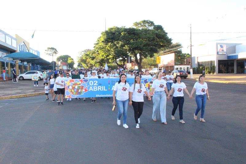 2ª Caminhada em alusão ao Dia Mundial da Conscientização do Autismo aconteceu nesse sábado, dia 20 em Amambai