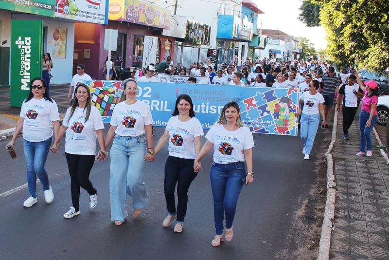 2ª Caminhada em alusão ao Dia Mundial da Conscientização do Autismo foi sucesso nesse sábado em Amambai