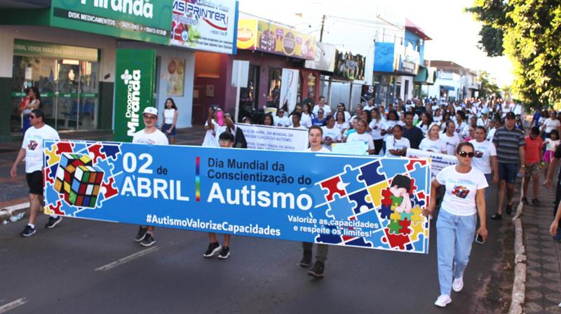 2ª Caminhada em alusão ao Dia Mundial da Conscientização do Autismo aconteceu nesse sábado, dia 20 em Amambai